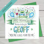 Like A Dad Fathers Day Card, thumbnail 1 of 4
