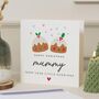 Personalised Cute Christmas Card For Mummy From Kids, thumbnail 1 of 7