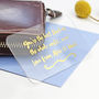 Personalised Foiled Wallet Card, thumbnail 6 of 6