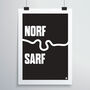 Norf Sarf Print, thumbnail 3 of 4