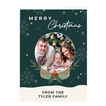 Personalised Pack Of 10 Christmas Cards Photo Upload, 8 of 8