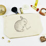 Personalised Pompom Bunny Rabbit Pencil Case, thumbnail 2 of 2