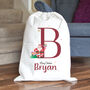 Personalised Christams Initial Present Sack, thumbnail 2 of 4