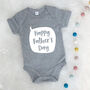 Happy Fathers Day Speech Bubble Baby Grow, thumbnail 6 of 11