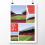 Liverpool Fc Views Of Anfield Poster, thumbnail 3 of 6