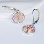 Personalised Silver And Rose Gold Tree Of Life Necklace, thumbnail 3 of 8
