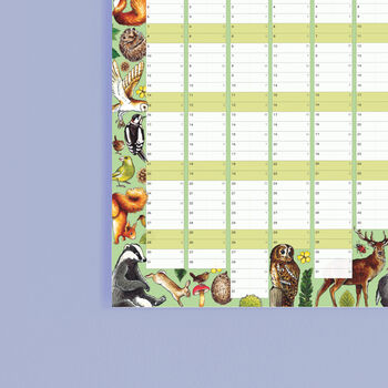 2023 Woodland Animals Calendar And Year Planner, 5 of 5
