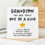 'Grandson You Are One Of A Kind' Card, thumbnail 1 of 2