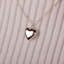Puffy Heart Sterling Silver Necklace, thumbnail 1 of 7