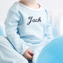 Personalised Embroidered Baby Grow, Long Sleeve, thumbnail 1 of 5