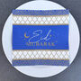 Navy And Gold Eid Mubarak Paper Napkins Set Of 20, thumbnail 1 of 2