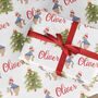 Personalised Rabbit Christmas Wrapping Paper Roll, thumbnail 1 of 7