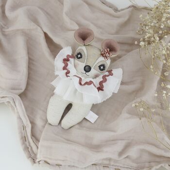 Handmade Heirloom Tooth Fairy Pouch Mouse Rabbit Fawn, 7 of 10