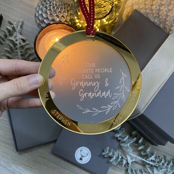 Large 'Our Favourite People' Keepsake Bauble, 7 of 10