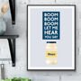 Boom Boom Boom Let Me Here You Say Mayo Kitchen Print, thumbnail 1 of 3