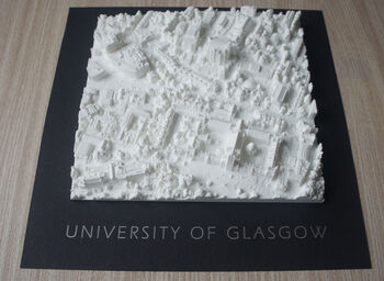 Graduation Gift University Of Glasgow 3D Printed Map, 8 of 9