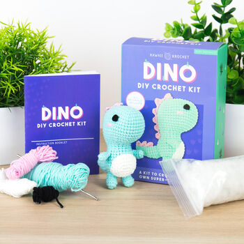 Diy Dinosaur Crochet Kit, 3 of 4