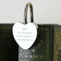 Personalised Heart Bookmark, thumbnail 1 of 7