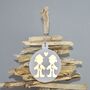 Couples Personalised Christmas Elf Tree Decoration, thumbnail 1 of 11