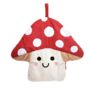 Personalised Red Mushroom Hot Water Bottle, thumbnail 2 of 3