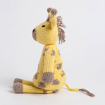 Belle The Giraffe Cotton Intermediate Crochet Kit, 3 of 6