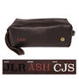 Personalised Leather Classic Wash Bag/Dopp Kit, thumbnail 6 of 8