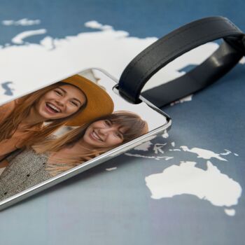 Personalised Photo Luggage Tag, 3 of 3