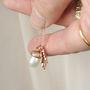 Pearl Acorn Necklace With Oak Leaves, thumbnail 6 of 7