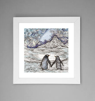 'Penguin Couple' Print, 2 of 3