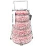 Traditional Tiffin Lunchbox With Four Compartments 'Paisley' Cherry Red, thumbnail 1 of 4