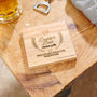 Personalised Father's Day Dad Beer Coaster, thumbnail 1 of 3