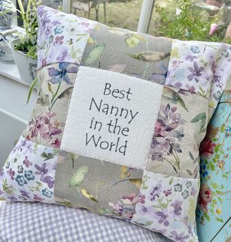 Best Nanny In The World Cushion, 3 of 3