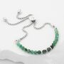 May Birthstone Emerald Bracelet, thumbnail 4 of 8