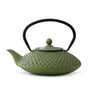 ‘Fuji’ Style Cast Iron Teapot Set With Steel Filter, thumbnail 6 of 12