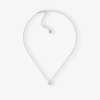 Kinmokusei 925 Silver Plated Floral Pendant Necklace, 3 of 4