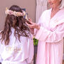 Personalised Wedding Dressing Gown For The Bride, thumbnail 5 of 12