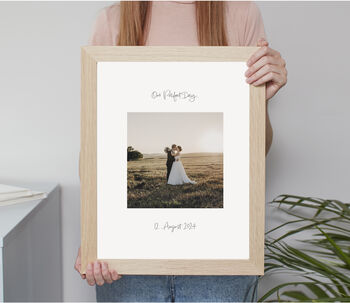 Personalised Use Your Own Wedding Photo Print, 3 of 7