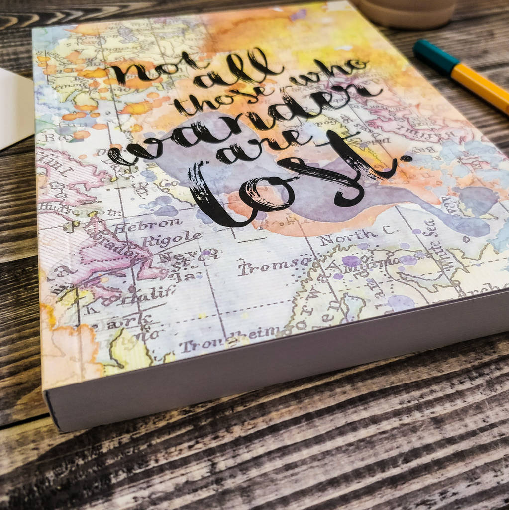 Not All Those Who Wander… Travel Journal By Bookishly ...