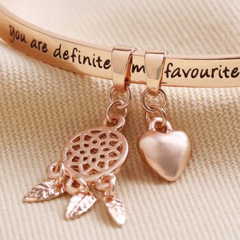 'Favourite Person' Meaningful Word Bangle, 5 of 5