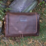 Personalised Luxury Large Leather Wash Bag Men's Gift, thumbnail 2 of 9