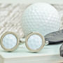 Genuine Golf Ball Cufflinks, thumbnail 1 of 2