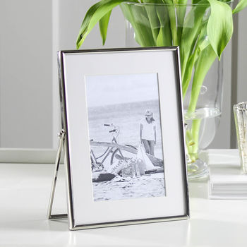Silver Plated Easel Photo Frame, 2 of 5