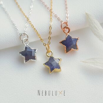 Sapphire Star Necklace, 5 of 11