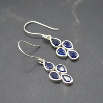 Blue Sapphire Earrings: September Birthstone Jewelry, 2 of 10