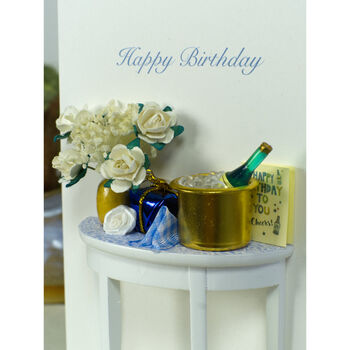 Blue Champagne Personalised Card, 8 of 10
