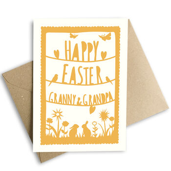 Personalised Happy Easter Grandparent Card, 3 of 4