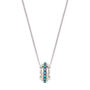 Parvati Turquoise Sterling Silver Spinning Necklace, thumbnail 2 of 11
