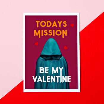 'Todays Mission' Traitors Valentine's Card, 2 of 4