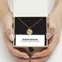 October Birthstone Necklace 18ct Gold Plate, thumbnail 1 of 6