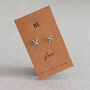 Be Free Sterling Silver Swallow Earrings, thumbnail 4 of 7